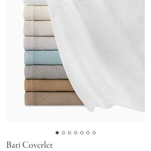 EUC Sferra Bari 743 Queen Coverlet Chocolate (Sold Out)